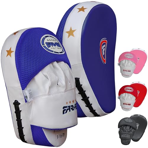 Farabi Sports Boxing Pads - Curved Mitts for Muay Thai, Kickboxing Training