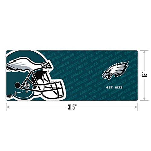 NFL Desk Pad - Water Resistant, Non-Slip Rubber Backing, 31.5" x 12"
