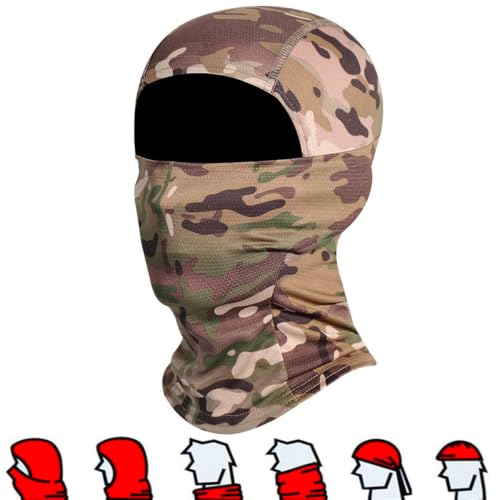 Tactical Airsoft Helmet Set with Goggles & Balaclava - A/PJ-MCTAN