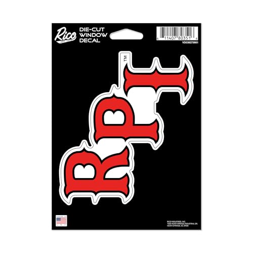Rico Industries NCAA Custom Unisex-Adult Sports Sticker - Rensselaer Poly Engineers