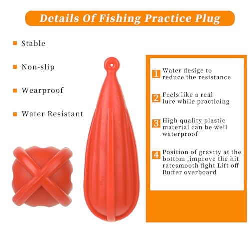 6 PCS Fishing Practice Plugs - Soft PVC Bait Casting Set