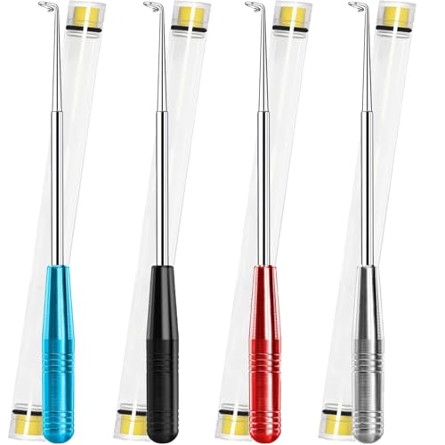 Fishing Hook Remover Tool Set - 4 Quick Removal Devices with Storage Tube - Mix
