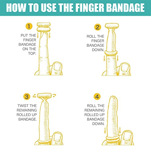 Finger Bandages - 20 PCS Adjustable Cotton Finger Protectors