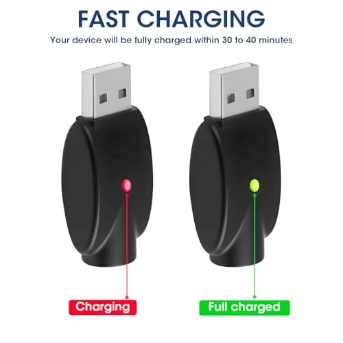 Smart USB Charger Cable Adaptor, Overcharge Protection Adapter Cable Compatible with All 510 Port Adapters for Wireless Soldering Iron, 3 Pack