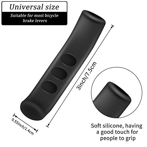 12 Pairs Silicone Bicycle Brake Handle Covers for Mountain & Road Bikes