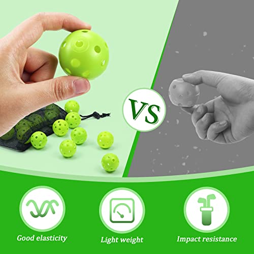Bac-kitchen Green Plastic Golf Practice Balls - Limited Flight Swing Training Set