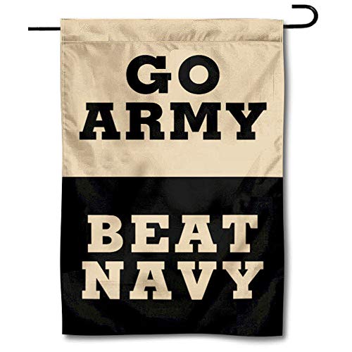 US Army Beat Navy Garden Flag - 13x18 in, Double Sided Polyester
