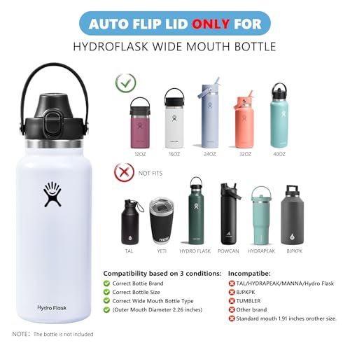 Hydro Flask Wide Mouth Replacement Push-Button Flip Lid