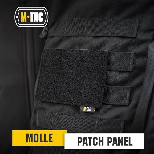 Tactical Morale Patch Panel - MOLLE Attachment Black 4.5x3.5
