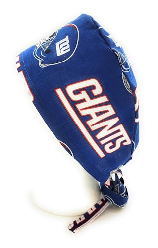 Cotton Scrub Hat for Sports Teams - Blue Skull Cap