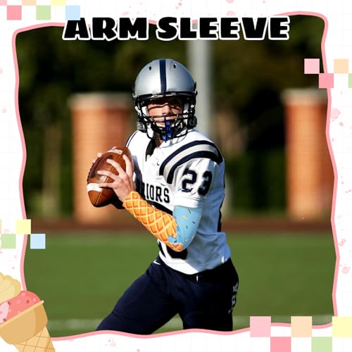Ice Cream Drip Arm Sleeves - Classic Blue for Ages 13-18