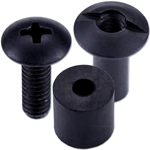 [12 Pack] HolsterSmith SPTHRA-500-PH-BK-12 Black 0.500 in Holster Retention Assemblies for KYDEX 1-Piece Foldover & Taco-Style Holsters