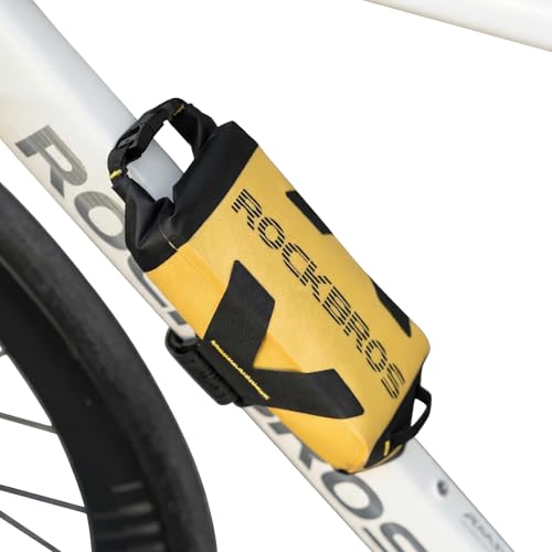 ROCKBROS Waterproof Bike Frame Bag 1L Under Top Tube for Mountain & Road Bikes