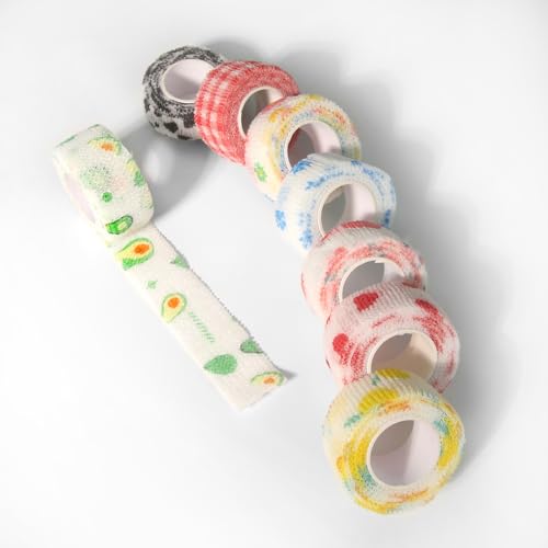 Self-Adhesive Finger Bandage - 8 Rolls of Waterproof Elastic Tape