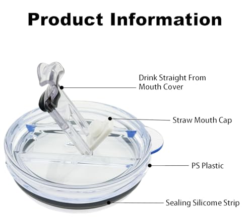 Replacement Tumbler Lid for Reduce 50 oz & 40 oz - White