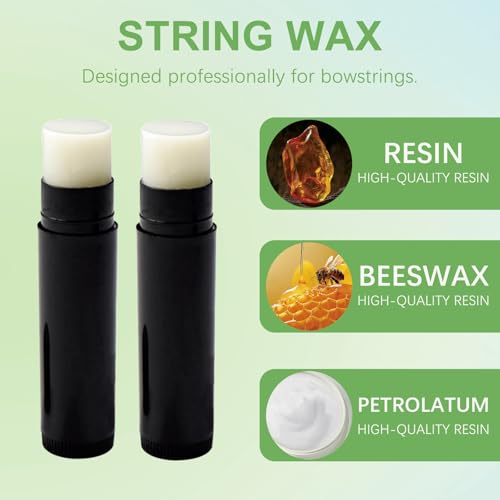 Bow String Wax - Waterproof 5 PCS Protective Lube for Bows
