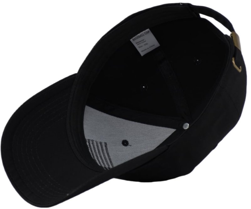 U.S. 250 American Flag Baseball Cap – 100% Cotton Adjustable Hat, USA 250th Anniversary Commemorative Patriotic Ball Cap for Men & Women- Black - One Size