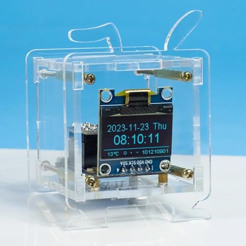 DIY ESP8266 Electronic Clock Kit with Weather Display - Complete Set