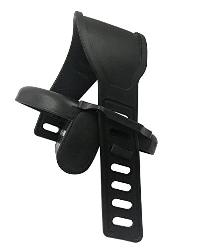 Adjustable Exercise Bike Pedal Straps - Durable Rubber, 33cm