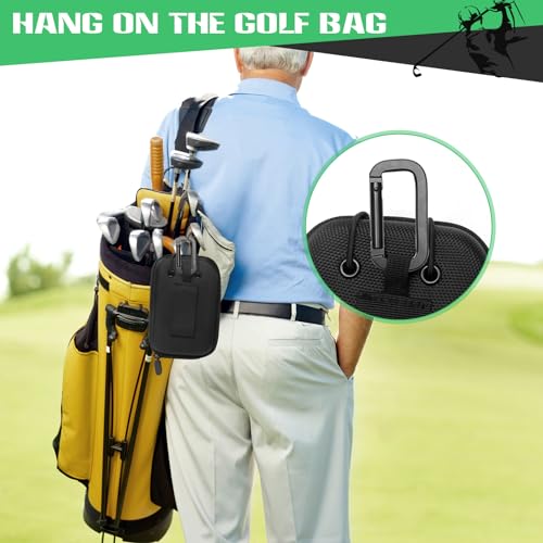 Golf Rangefinder Hard Shell Case - Universal Carry Bag (Black)