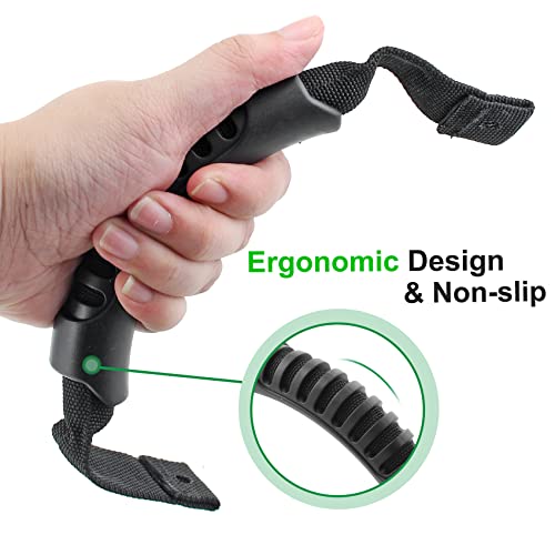 Kayak Carry Handles - 2 Pcs with Webbing for Canoe & Luggage