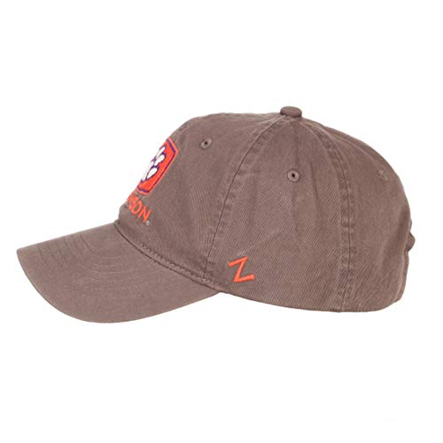 NCAA Clemson Tigers Adjustable Charcoal Baseball Hat - One Size