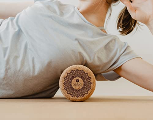 Yoga Design LAB Cork Roller - One Size, Travel Friendly, Deep Tissue Self-Massage