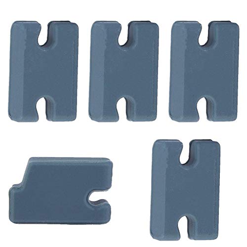 FCS 2 Fin Tab Infill Replacement Kit – 5 pcs for Surfboard Fin Compatibility