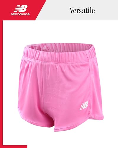 Girls Mesh Dolphin Shorts for Basketball, Volleyball, Soccer - 14-16 Pink
