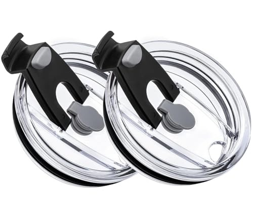 20 oz Spillproof Tumbler Lid - 2 Pack Black Replacement Lids