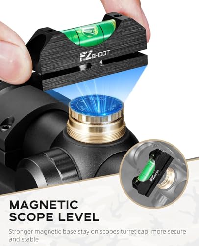 Scope Leveling Kit with Magnetic Base - Black