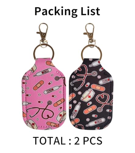 2-Pack First Aid Bandage Holder Case - Portable Keychain Storage