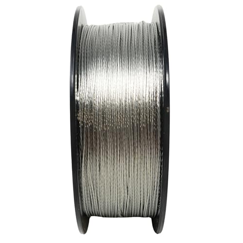 45LB Copper Fishing Line - Trolling Wire, 300ft, Corrosion Resistant, Super Smooth & Thin Diameter