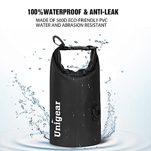 Waterproof Floating Dry Bag for Kayaking - 2L Black