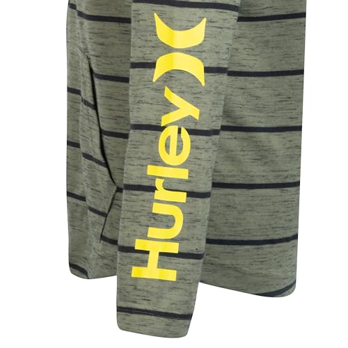Hurley Boys' Long Sleeve Cloud Slub T-Shirt - Small Army Stripe