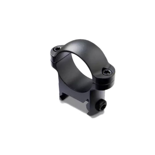 BURRIS Zee Weaver-Style Solid Steel Secure Reliable Durable Optic Mounting Rings - 1 inch; Medium; Black Matte; Usual