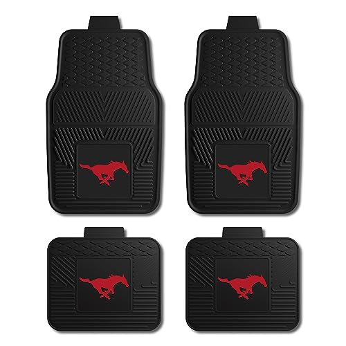 Southern Methodist University Mustangs Red All-Weather Car Mats - Set of 4