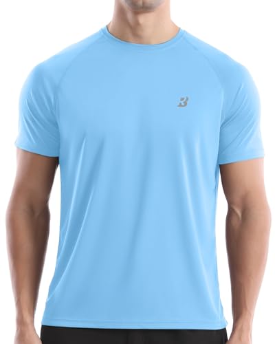 Men's Short Sleeve Rash Guard - UPF 50+ UV Protection Swim Shirt
