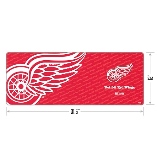 Detroit Red Wings Desk Pad - Large Water Resistant Mouse Pad