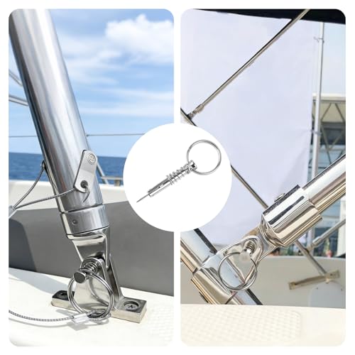 Bimini Top Quick Release Pins - 316 Stainless Steel, 4 Pack