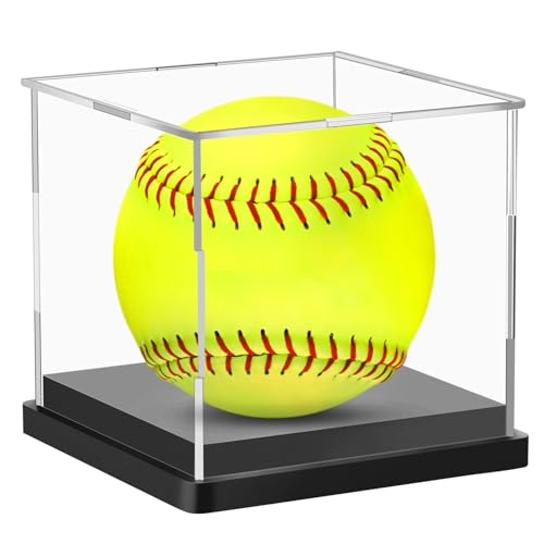 Acrylic Softball Display Case - UV Protected 1 Pack