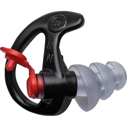EP4 Sonic Defenders Plus Earplugs - Reusable, 24dB NRR, Black, Medium