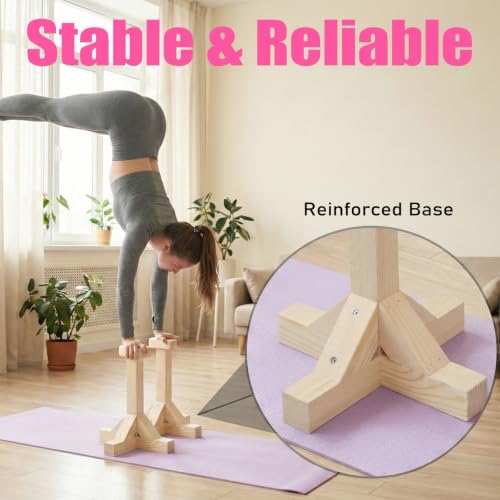 Handstand Canes for Balance Training - Wood-3