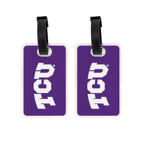 Acrylic Luggage Tag ID - TCU Horned Frogs - 2 Pack