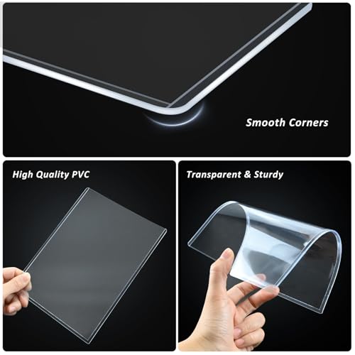 15 Pack Clear Rigid Photo Protectors - 5" x 7" Sleeves