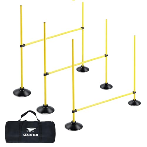Adjustable 4FT Agility Hurdles - Sports Training Equipment