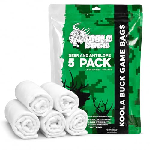 Koola Buck Game Bags for Deer, Elk, Moose - Reusable Breathable Hunting Meat Bags