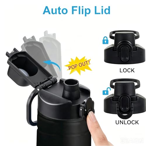 Auto Spout Replacement Lid for Bubba Trailblazer 24 32 40 oz Water Bottle - 1 Piece
