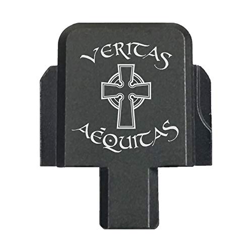 Sig Sauer P320 Rear Slide Back Plate Cover - 357 SIG Celtic Cross