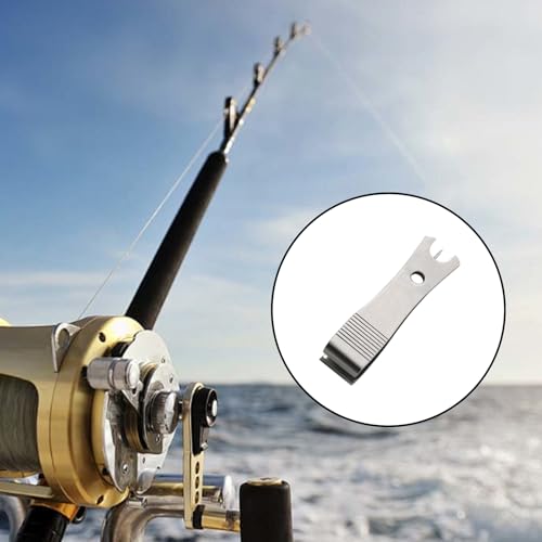 3-Pack Stainless Steel Fishing Line Cutter Nipper Set with Hook Eye Cleaner